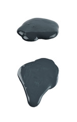 Puddle of paint isolated