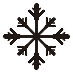 Isolated snowflake icon