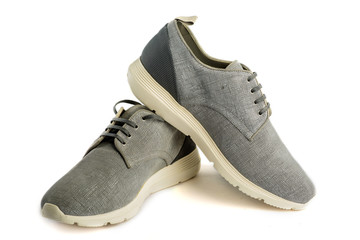 Shoes on a white background