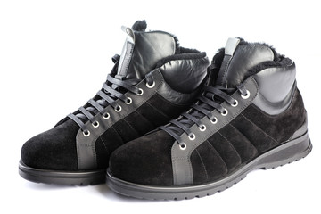 Shoes on a white background