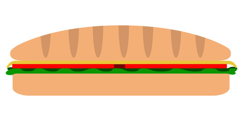 Isolated sandwich icon