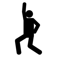 Person dancing icon
