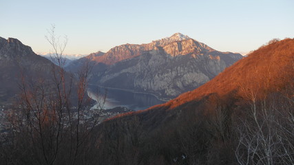 Panorama della conca di Lecco