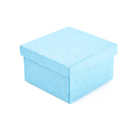 Paper gift box isolated