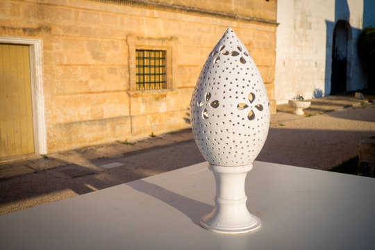 Pumo, a typical Apulian ornament, symbol of prosperity. Italy.