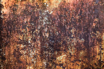 Abstract  dark worn rusty metal texture background.