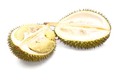 Durian isolated on white background