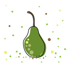 Green pear icon