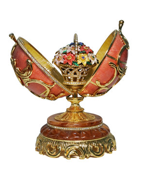 egg casket copy of Faberge