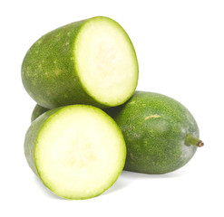 Cutting with winter melon vegetable