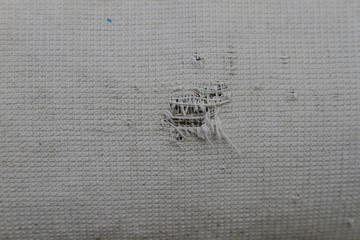 Hole on the clothes