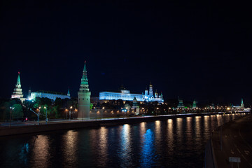 Fototapeta na wymiar night Moscow