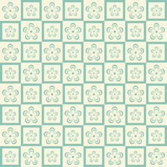 Vector flower seamless pattern background.  texture for backgrounds. seamless texture for wallpapers, textile, wrapping. Eps 10.