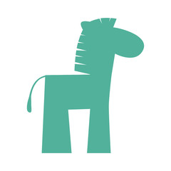 zebra silhouette icon