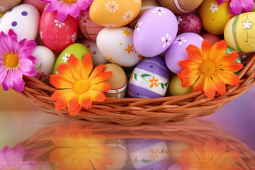 Easter is a holiday in which one of the main symbols are eggs painted in different colors and are as colorful as possible.
