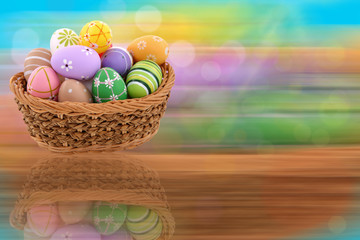 Easter is a holiday in which one of the main symbols are eggs painted in different colors and are as colorful as possible.
