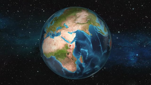 Earth Zoom In - Addis Ababa, Ethiopia