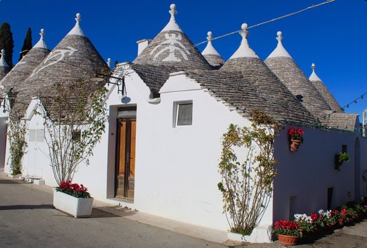 Trulli houses in Alberobello, Apulla Italy