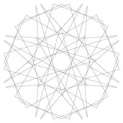 Geometric set stars and flowers for gifts and holidays pattern vector EPS10