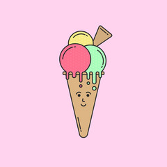Cute ice cream