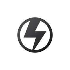 Electricity icon or logo vector design