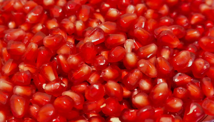 Peeled pomegranate seeds