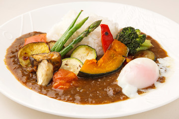 彩り野菜のカレー