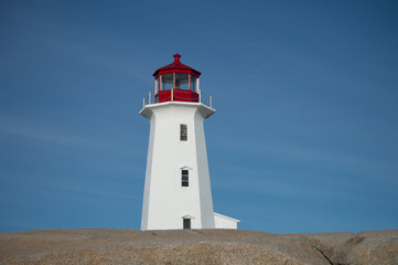 Fototapeta na wymiar peggys cove lighthouse