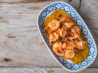 Fried Shrimp with Tamarind Sauce