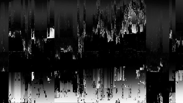 Data mosh.seamless animation of pixel sorting glitch effect for transitions, broadcast, podcast, LED screens, projections, audiovisual performance, music video, game design, visualizations