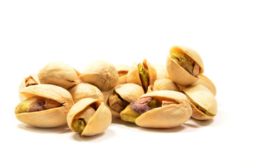 Pistachio nuts isolated