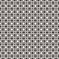 Geometric pattern in repeat. Fabric print. Seamless background, mosaic ornament, ethnic style.