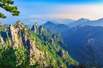 Foto op Plexiglas Huangshan Landscape of Huangshan Mountain (Yellow Mountains). Located in Anhui province in eastern China.