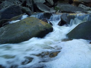 Brandywine Falls' mini rapids.