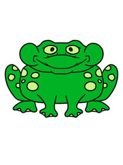 sitzend frosch klein süß niedlich quak comic cartoon clipart