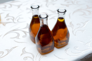 Cognac in bottles