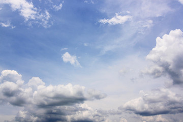 Fototapeta na wymiar ske and clouds