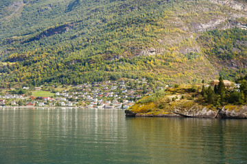 Fototapeta premium Village in Norway