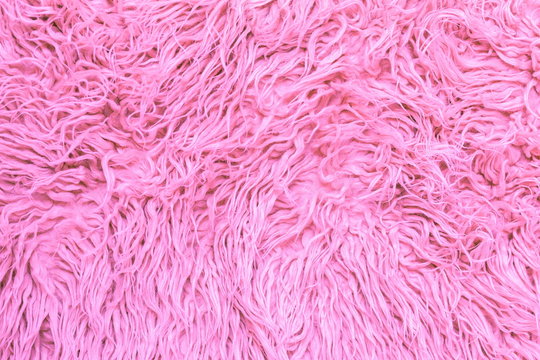artificial fur background light pink