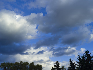 Obraz na płótnie Canvas Cloudy Blue Sky