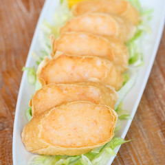 Deep Fried Chicken Roll