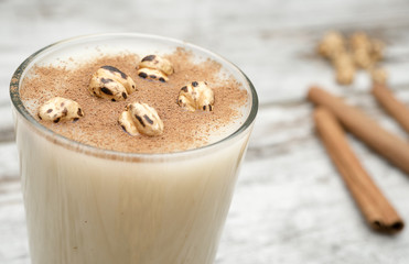 Turkish Drink Boza Close-up