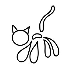 Silhouettes cat logo
