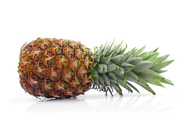 Fresh ripe whole pineapple for healthy nutrition