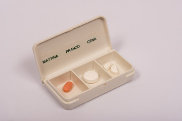 container for pills