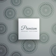 elegant decorative ethnic pattern vector background