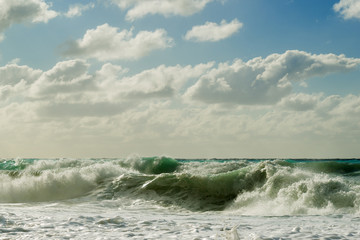 Pefkoulia beach in Lefkada Greece