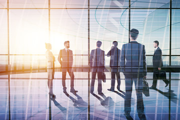 Teamwork and employment concept