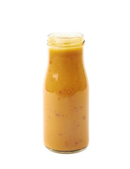Mango sauce condiment isolated