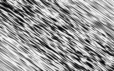 Obraz premium Black and White Wave Stripe Optical Abstract Background